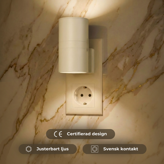 Uppladdningsbar LED-vägglampa