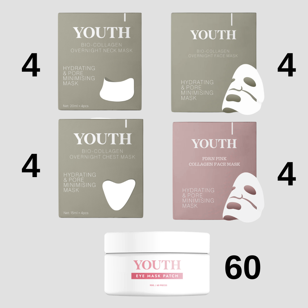 Pinkaura™ | PDRN-hydrogelmask med kollagen