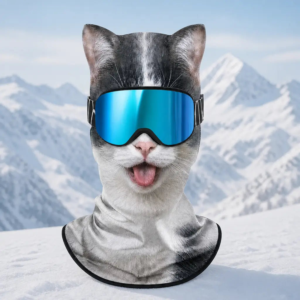 FrostPaws™ | 3D-skidmask med öron