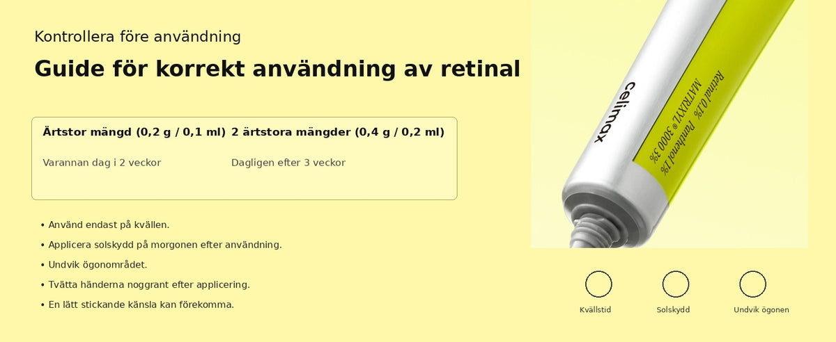 Celimax™ | Fasthetsserum med retinal