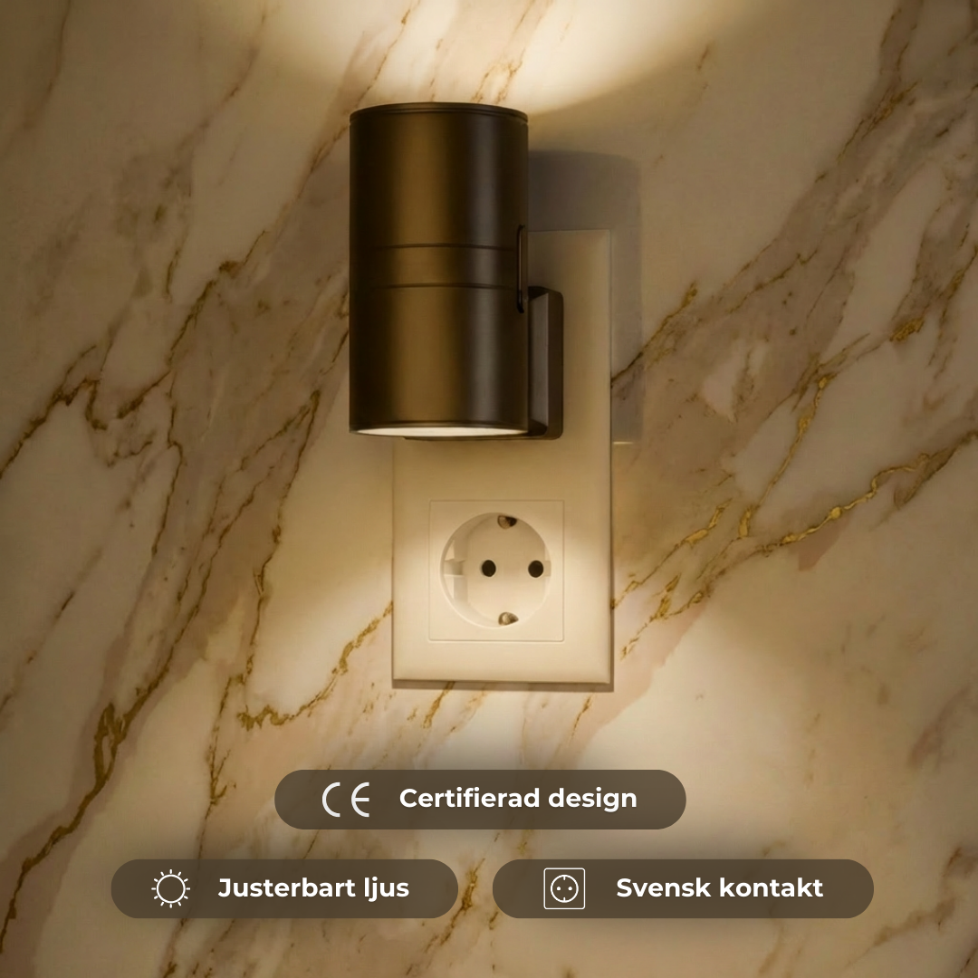 Uppladdningsbar LED-vägglampa