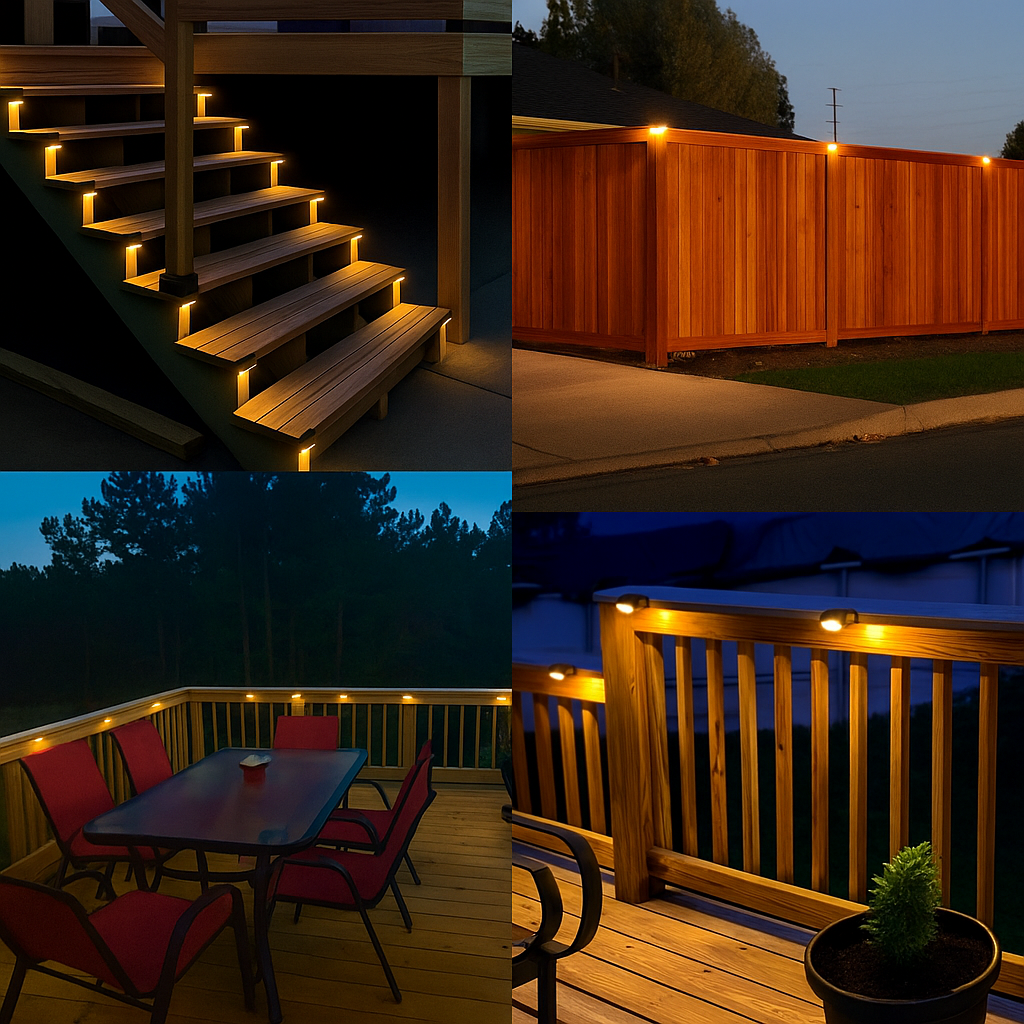 Solvéra™ | Solcellsdriven LED-lampa för trappa och terrass