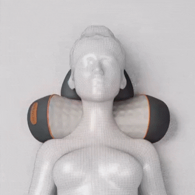 Nexora™ | 3-i-1 nackstöd med värme och massage