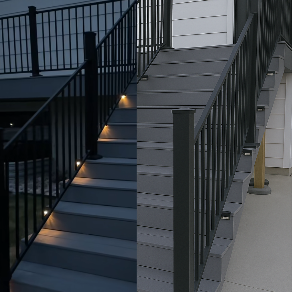 Solvéra™ | Solcellsdriven LED-lampa för trappa och terrass
