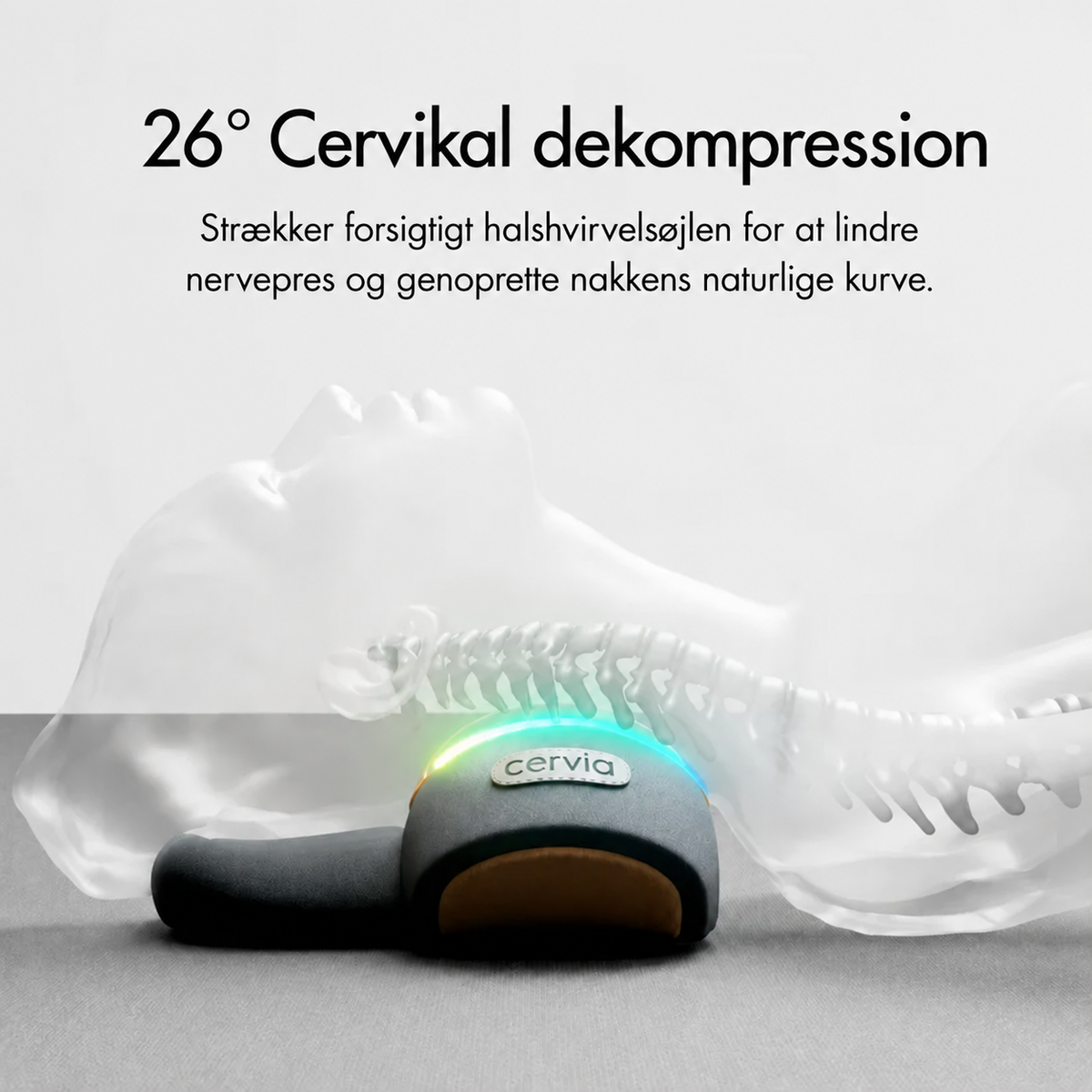 Nexora™ | 3-i-1 nackstöd med värme och massage