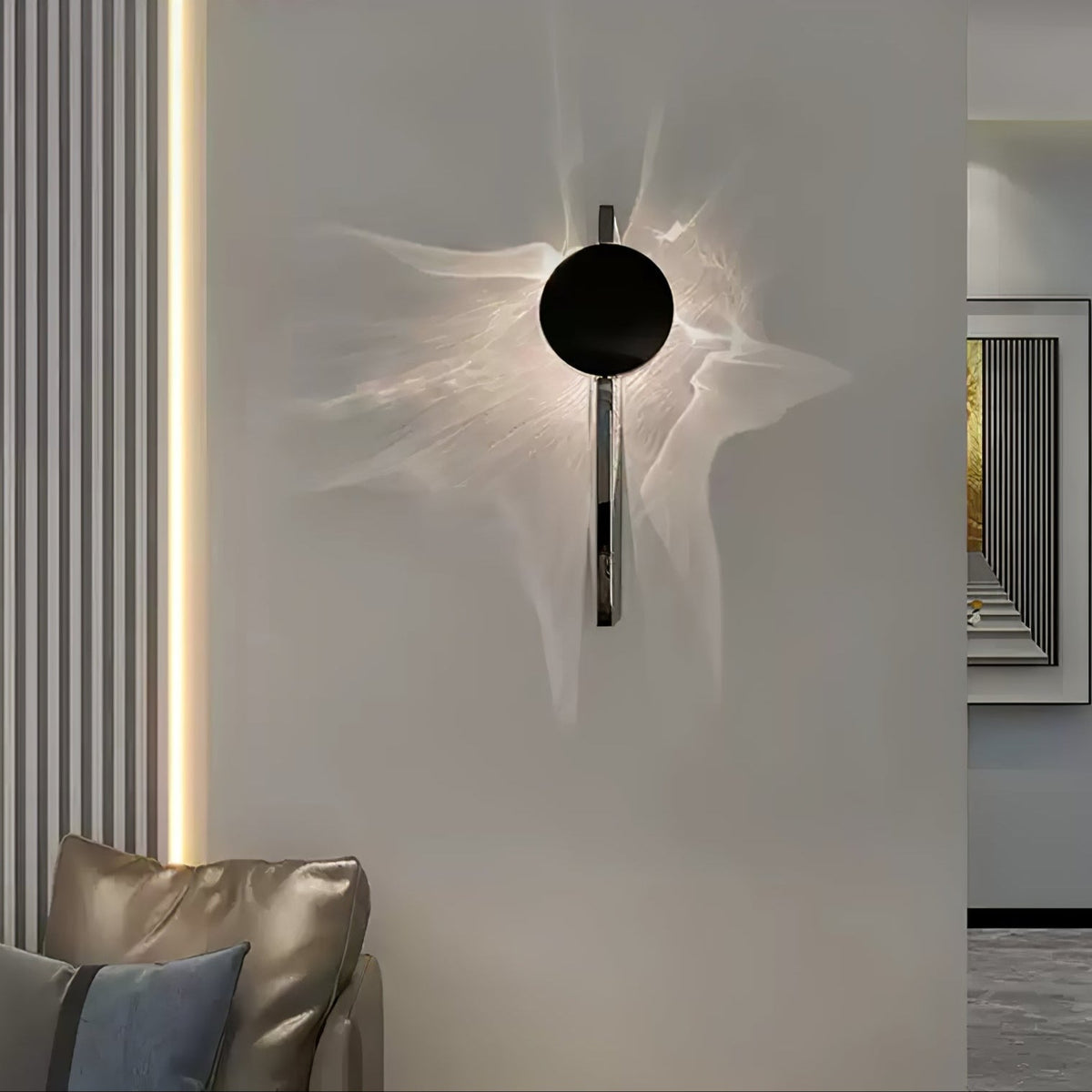Prismora™ | Skulptural LED-vägglampa