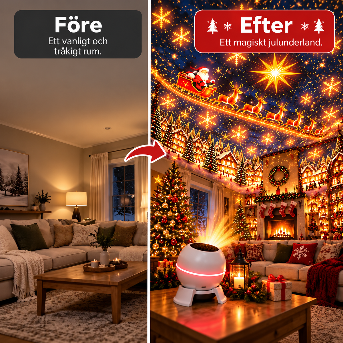 Christmas Glow™ | Skapa ett magiskt julunderland hemma