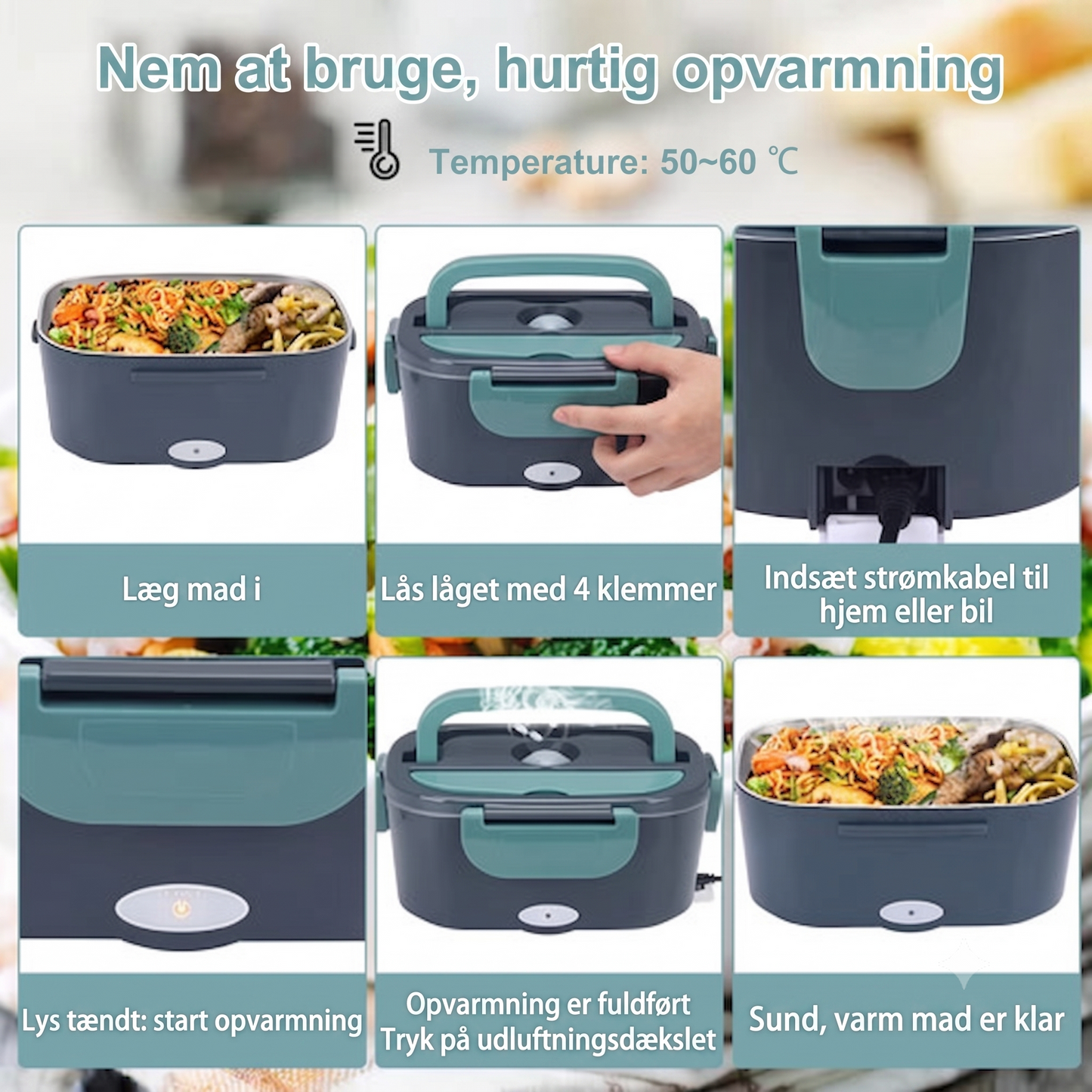Lunchéa™ | Portabel elektrisk matlåda