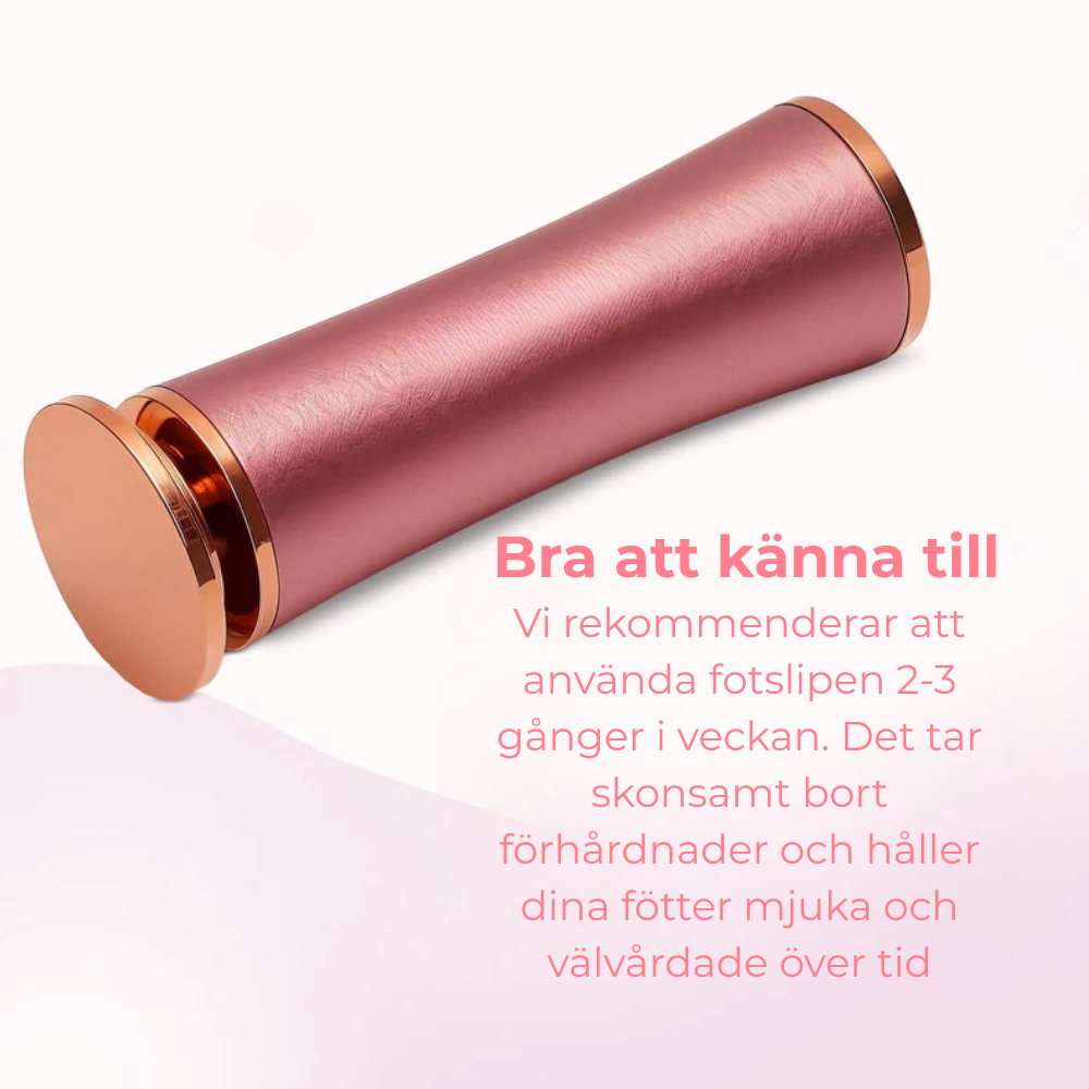 Elektrisk förhårdnadsfotslip – mjuka fötter hemma