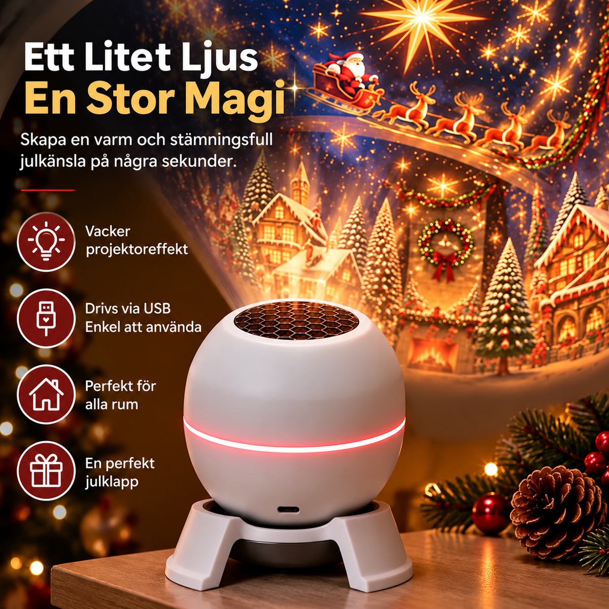 Christmas Glow™ | Skapa ett magiskt julunderland hemma