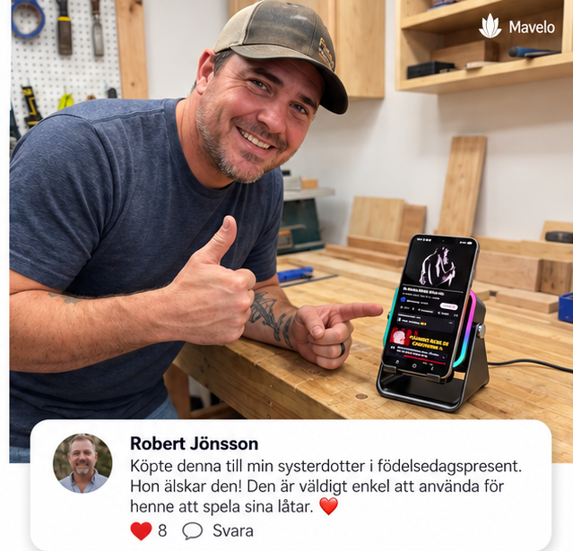 SoniFlex™ | 5-i-1 Bluetooth-högtalare med smart mobilstativ