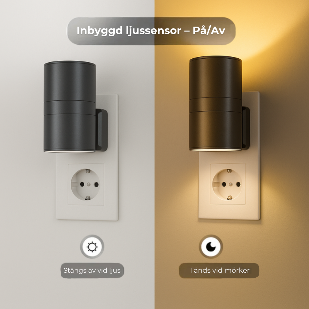 Uppladdningsbar LED-vägglampa