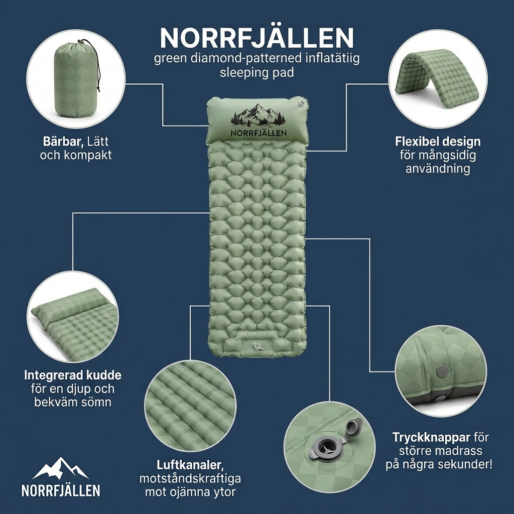 Airtrail™ | Kompakt liggunderlag för camping