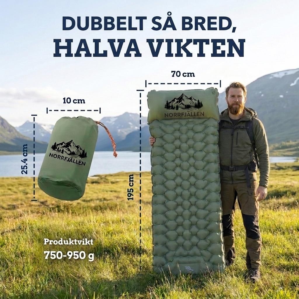 Airtrail™ | Kompakt liggunderlag för camping