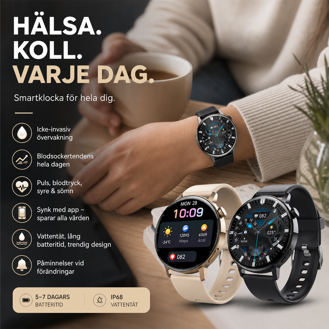 Mavelo Auron™ | Allt din dag behöver, direkt på handleden.