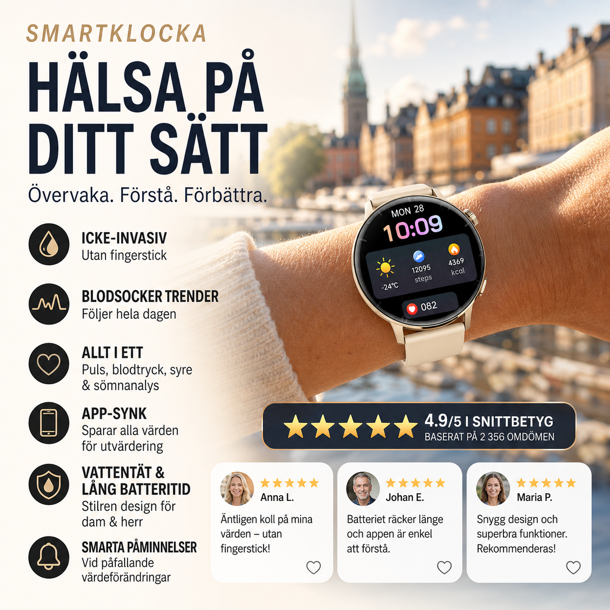 Mavelo Auron™ | Allt din dag behöver, direkt på handleden.