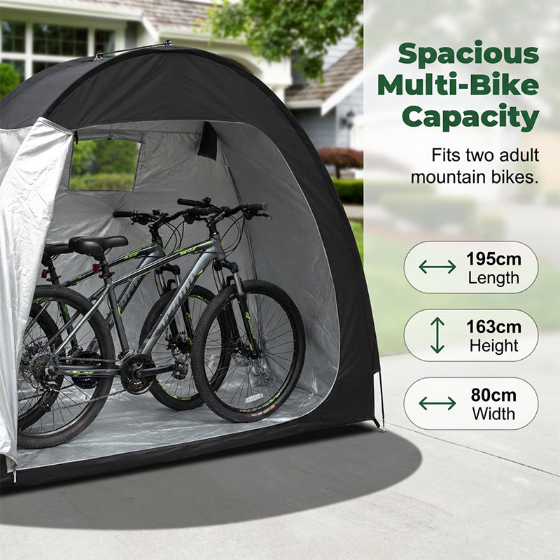 ⏰ Multifunktionellt portabelt utomhusförråd för cyklar ⛺