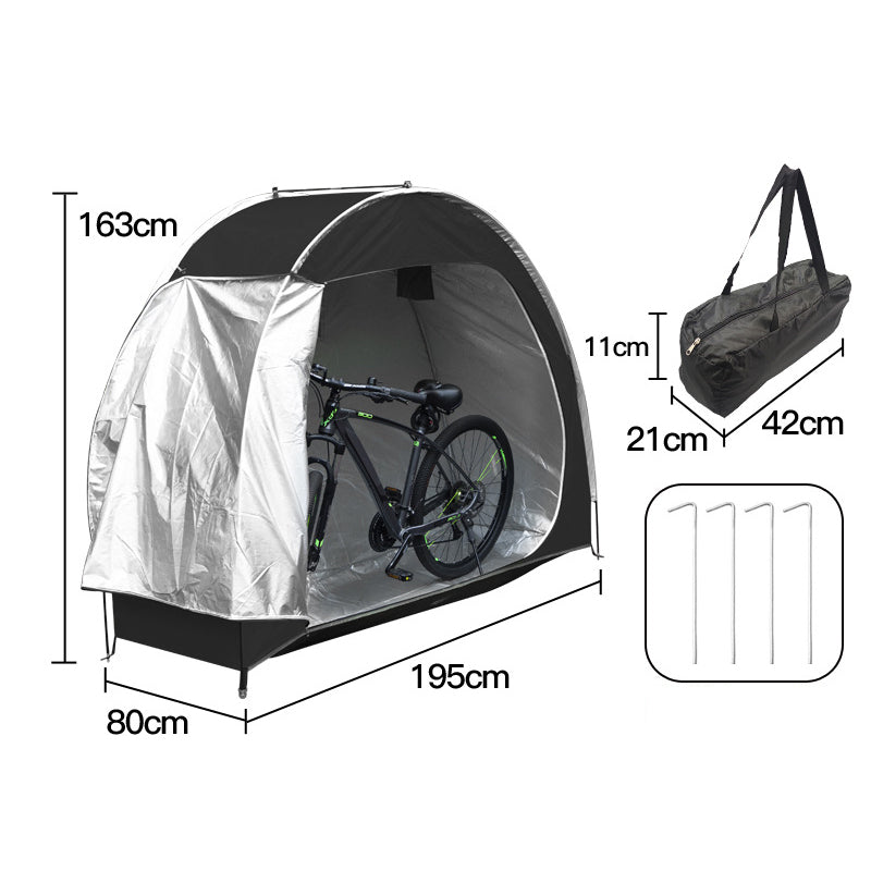 ⏰ Multifunktionellt portabelt utomhusförråd för cyklar ⛺
