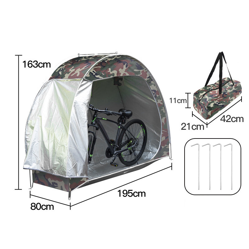 ⏰ Multifunktionellt portabelt utomhusförråd för cyklar ⛺