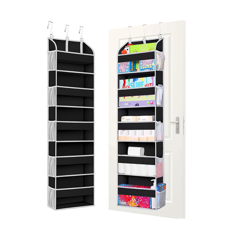 🚪✨ 50 % rabatt! Sluta stapla skräp i hörnen! Denna hängande förvaringslösning med 5 hyllplan kan hängas bakom vilken dörr eller i vilket skåp som helst, och plötsligt har du ett extra skåp utan att behöva bygga om någonting!