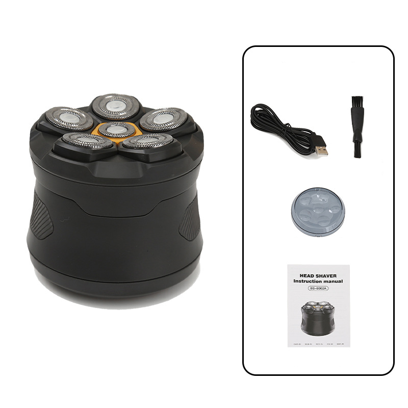 Shavera™ | Elektrisk huvudrakapparat med 6 blad