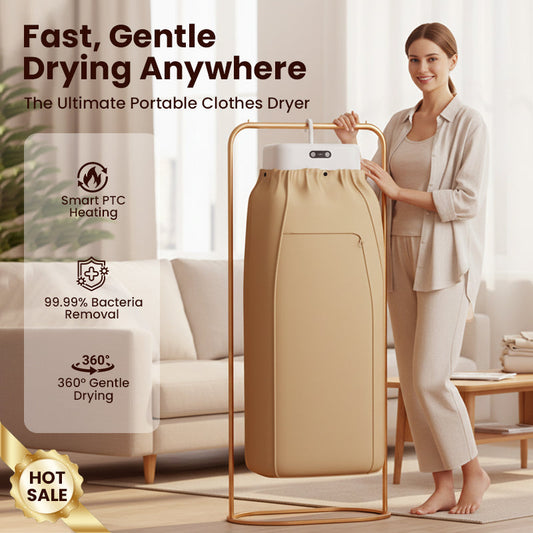 Dryvera™ | Portabel klädtorkare med varmluft